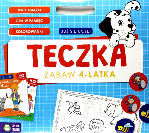 Teczka zabaw 4-latka już się uczę [KSIĄŻKA]