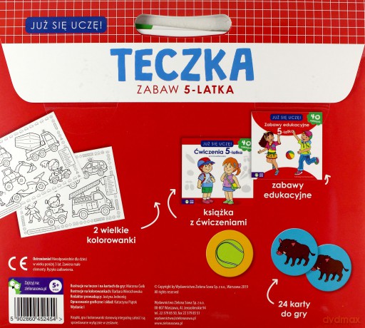 Teczka zabaw 5-latka już się uczę [KSIĄŻKA]