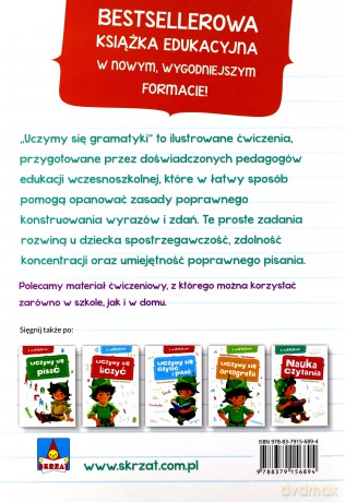 Uczymy się gramatyki z naklejkami - Danuta Klimkiewicz, Maria Kwiecień [KSIĄŻKA]