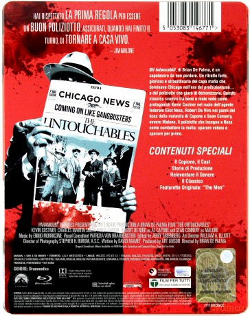 The Untouchables (Nietykalni) (steelbook) [Blu-Ray]