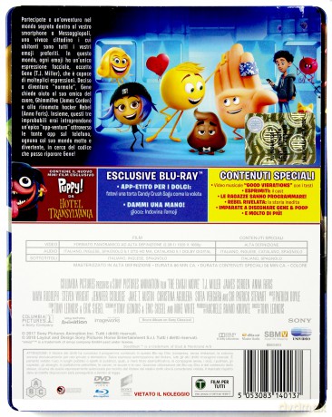 The Emoji Movie (Emotki. Film) (steelbook) [Blu-Ray]+[DVD]