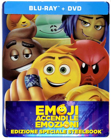 The Emoji Movie (Emotki. Film) (steelbook) [Blu-Ray]+[DVD]