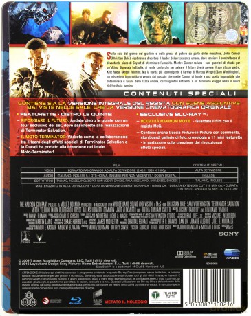 Terminator Salvation (Ocalenie) (steelbook) [Blu-Ray]