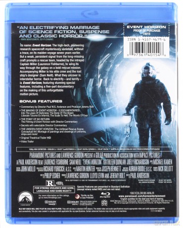 Event Horizon (Ukryty wymiar) [Blu-Ray]