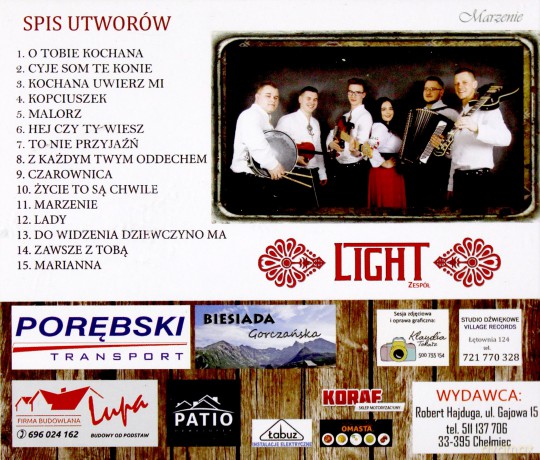 Zespół Light: Marzenie [CD]