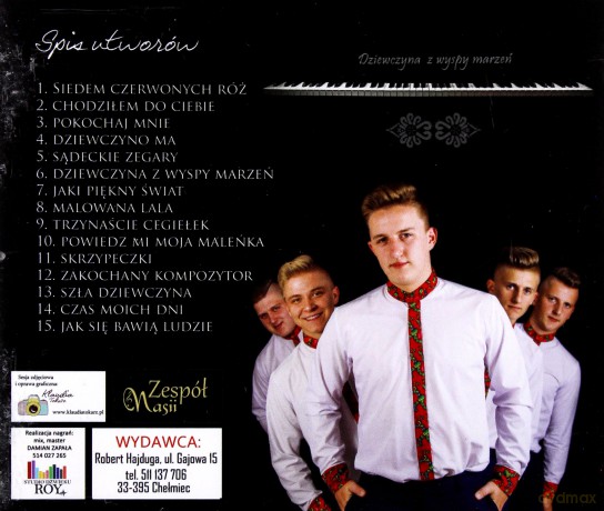 Zespół Nasii: Dziewczyna z wyspy marzeń [CD]
