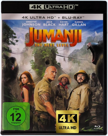 Jumanji: The Next Level (Jumanji: Następny poziom) [Blu-Ray 4K]+[Blu-Ray]
