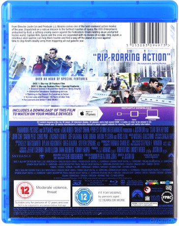 Star Trek Beyond (Star Trek: W nieznane) [Blu-Ray 3D]+[Blu-Ray]