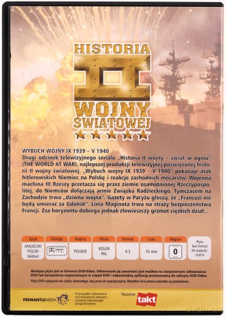 Historia II Wojny Światowej 02: Wybuch wojny IX 1939 - V 1940 [DVD]