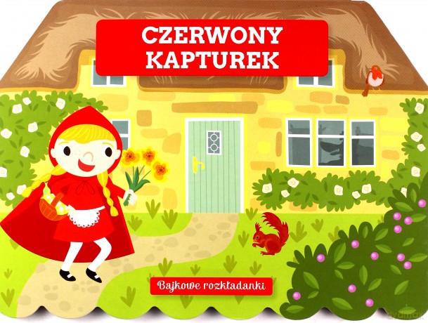 Bajkowe rozkładanki. Czerwony Kapturek - Nicole van Dooren [KSIĄŻKA]