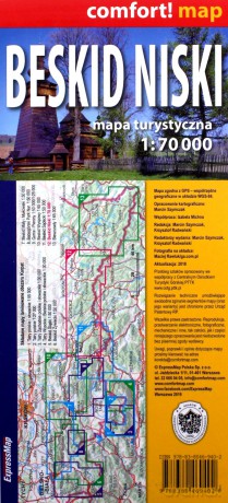 Comfort! map Beskid Niski 1:70 000 mapa turystyczna