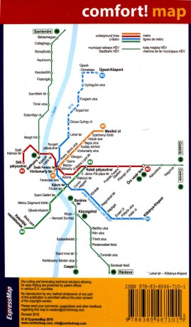 Comfort! map Budapeszt (pocket) 1:15 000