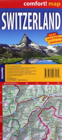 Comfort! map Switzerland 1:350 000 mapa