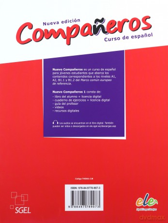 Companeros 1 podręcznik + licencia digital - Castro Francisca [KSIĄŻKA]