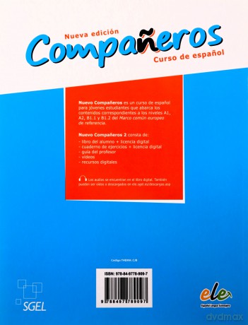 Companeros 2 podręcznik + licencia digital [KSIĄŻKA]