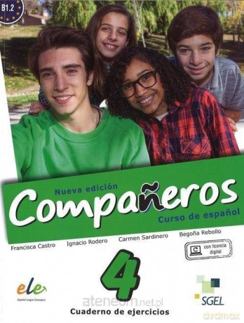 Companeros 4 ćwiczenia + licencia digital [KSIĄŻKA]