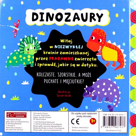 Dotknij i sprawdź. Dinozaury [KSIĄŻKA]