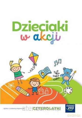 Dzieciaki w akcji 4-latki zestaw dla dziecka - Anna Stalmach-Tkacz, Karina Mucha [KSIĄŻKA]