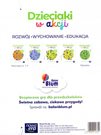 Dzieciaki w akcji 4-latki zestaw dla dziecka - Anna Stalmach-Tkacz, Karina Mucha [KSIĄŻKA]