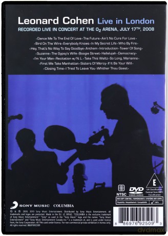 Leonard Cohen: Live In London [DVD]