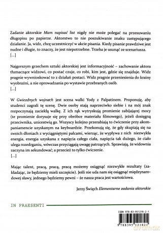 Elementarne zadania aktorskie - Święch Jerzy [KSIĄŻKA]