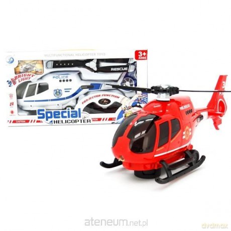 Helikopter z projektorem