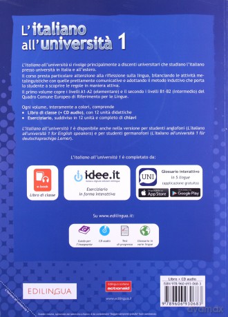 Italiano all'Universita 1 podręcznik + ćwiczenie - La Grassa Matteo [KSIĄŻKA]