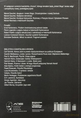 Kronos 1/2019 Pesymizm i postęp [KSIĄŻKA]