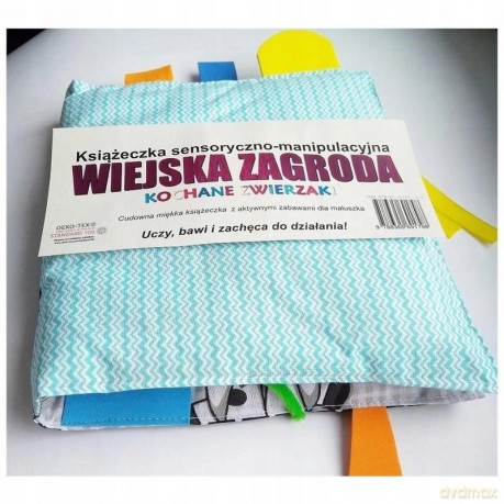 Książeczka sens.-manipulacyjna. Wiejska zagroda