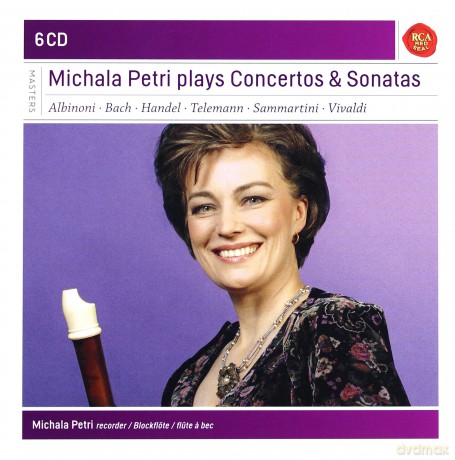 Michala Petri: Michala Petri plays Concertos and Sonatas for Recorder [6CD]