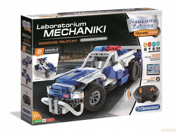 Laboratorium Mechaniki - Samochód policyjny RC