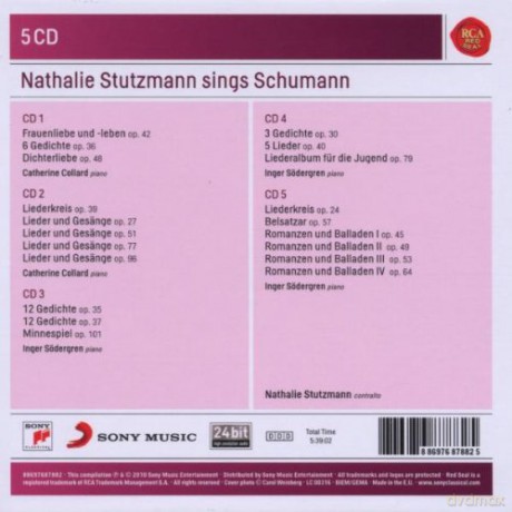 Nathalie Stutzmann: Schumann Songs [5CD]