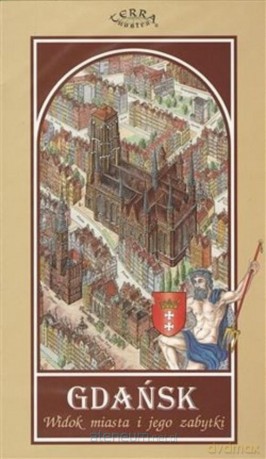 Mapa - Gdańsk. Widok miasta i jego zabytki