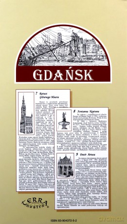 Mapa - Gdańsk. Widok miasta i jego zabytki