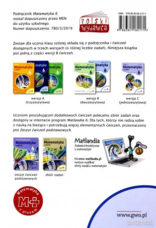 Matematyka Szkoła podstawowa 6 Z Plusem Geometria wersja B - M. Dobrowolska, A. Mysior, P. Zarzycki [KSIĄŻKA]