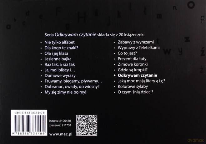 Odkrywam czytanie Szkoła podstawowa 1 cz.1-20 [KSIĄŻKA]