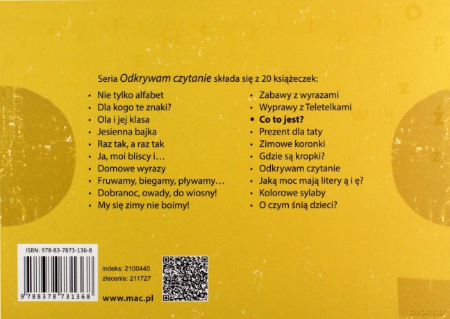 Odkrywam czytanie Szkoła podstawowa 1 cz.1-20 [KSIĄŻKA]