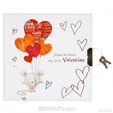 Pamiętnik na kłódkę Valentine