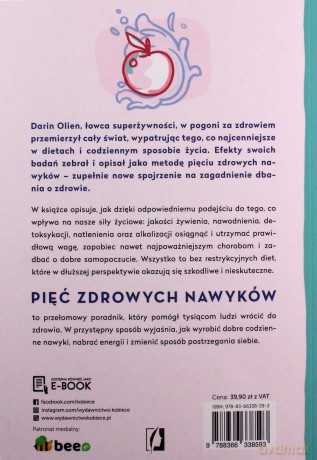Pięć zdrowych nawyków - Darin Olien [KSIĄŻKA]