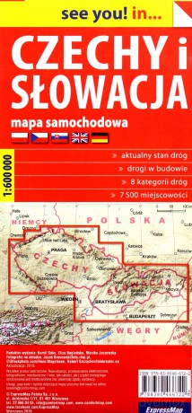 See you! in... Czechy i Słowacja 1:600 000 mapa