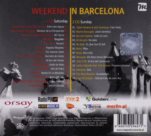 Various: Weekend In Barcelona [2CD]