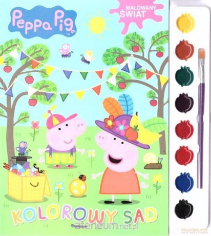 Świnka Peppa. Malowany świat. Kolorowy sad [KSIĄŻKA]