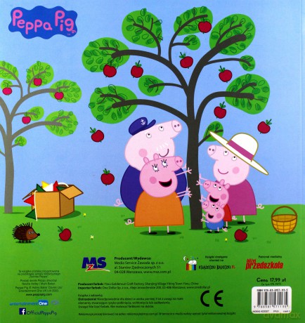 Świnka Peppa. Malowany świat. Kolorowy sad [KSIĄŻKA]