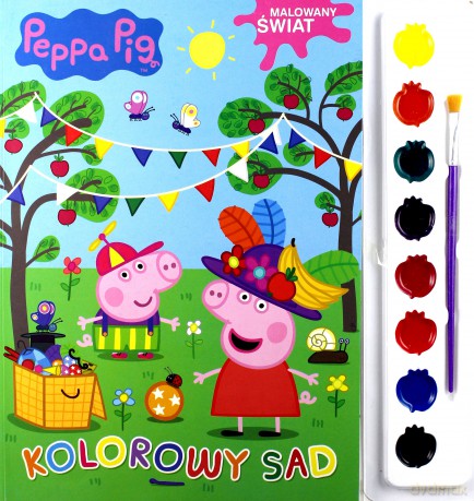 Świnka Peppa. Malowany świat. Kolorowy sad [KSIĄŻKA]