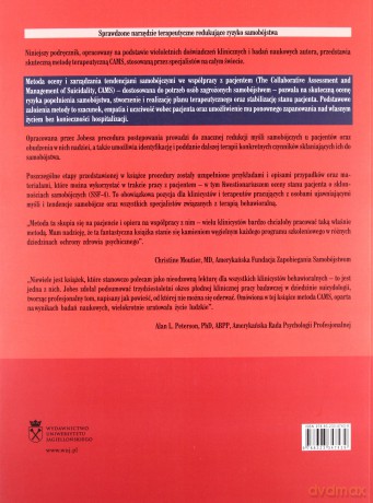 Terapia pacjenta z ryzykiem samobójczym - David A. Jobes [KSIĄŻKA]