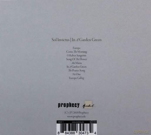 Sol Invictus: In A Garden Green Reissue  [CD]