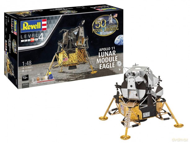 Model plastikowy Lunar Landing 1/48 Apollo 11 Lunar Module Eagle