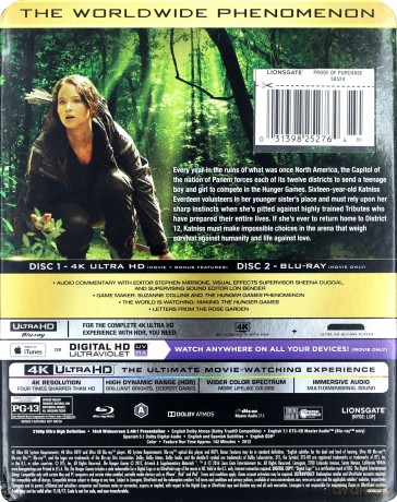 The Hunger Games (Igrzyska Śmierci) [Blu-Ray 4K]+[Blu-Ray]