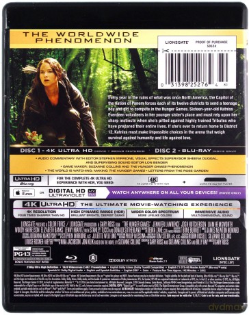 The Hunger Games (Igrzyska Śmierci) [Blu-Ray 4K]+[Blu-Ray]