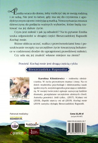 Bieszczadzka Rapsodia. Kochaj mnie - Karolina Klimkiewicz [KSIĄŻKA]